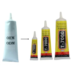 OEM ODM 110ML T7000 Black Super Glue Multi Purpose DIY Electronics Strong Bonding Phone Repair Battery Cover Frame Adhesive