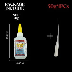 OEM/ODM Support 50 g Super Glue, Multipurpose Thick Liquid Premium Cyanoacrylate Adhesive for PVC, Wood, Metal, Plastic, etc.