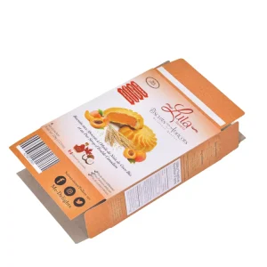 OEM Self-Sealing Tearable Biodegradable Kraft Box Factory Custom Printed Logo Paper Packaging for Biscuits and Cookies