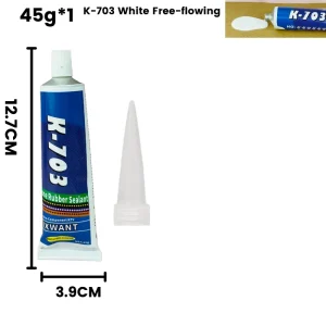 OEM Suppored K 703 One Component RTV Waterproof Heat Resistant Silicone Rubber Sealant Insulated Sealing Glue 45g