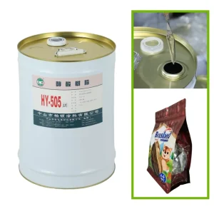 OEM-Supported HY-505/G75 Polyurethane Adhesive for PVC Food Packaging Lamination