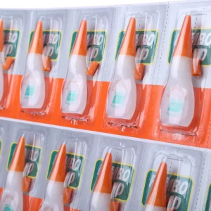 China Factory OEM-Supported Fast-Bonding Liquid Adhesive, 5 g Plastic Bottle, 100% Pure Cyanoacrylate Woodworking Super Glue