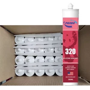 Oem Anti fungus One component Weatherproof Door and Window RTV GP clear Glass Acid Silicone Sealant for Window Caulking