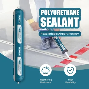 One-Component Fast-Curing White Polyurethane Joint Sealant, 600ml