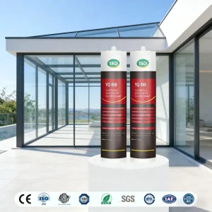 One-Component Neutral Low VOC Weatherproof Silicone Sealant 300ml General Purpose for Construction and Transportation