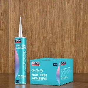 One Component Neutral SBS Adhesive Silicone Sealant for Tiles Floors & Glass Bonding-No Nails Needed