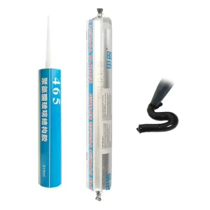 One-Component PU Polyurethane Adhesive Black Sealant for Auto, Bus, and Car Side Windscreen Glass Bonding