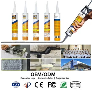 One-Component Solvent-Free Polyurethane Construction Adhesive for Civil Engineering