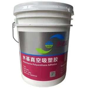 One-Component White Waterproof Polyurethane PU Membrane Press Glue for MDF, PVC, Woodworking, and PVC Film
