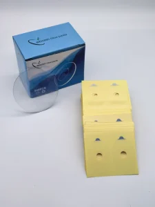 Optical Lens Adhesive Stickers Positioning Tape for Super Hydrophobic Lenses Eyeglass Processing Consumables