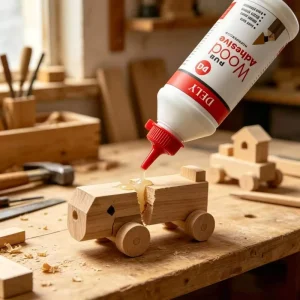 Outdoor Polyurethane Wood Adhesive Low-Odor Room-Temperature Cure for Garden Furniture and Decking