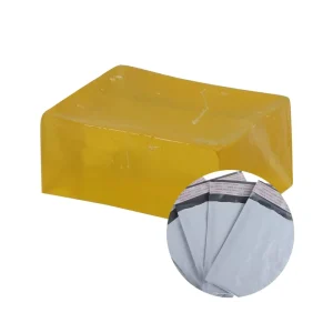 PSA Pressure Sensitive Hot Melt Adhesive Express Courier Bag PE Hot Melt Glue Adhesive for Bag Sealing 20kg Packing Construction