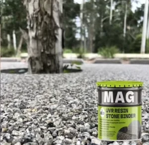 PU Resin MAG300 for Permeable Outdoor Gravel Driveways and Aggregate Paving