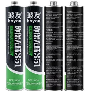 PU Windscreen Adhesive Sealant, 310ml/600ml, Auto Glass Bonding