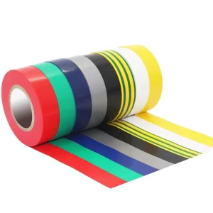 PVC Electrical Insulating Waterproof Tape Single Sided Rubber Adhesive Pressure Sensitive Masking for Wire Harness