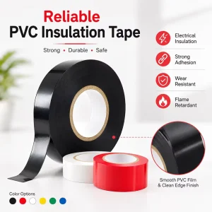 PVC Electrical Insulation Tape Waterproof Wire Harness and Cable Protection