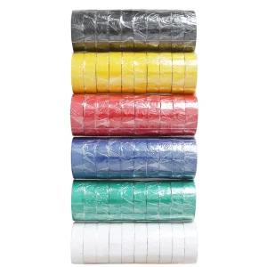 PVC Electrical Insulation Tape with High-Temperature Acrylic Adhesive, Heavy-Duty Weatherproof Wire Harness Tape