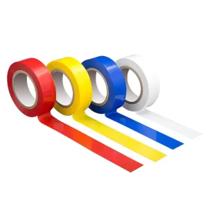 PVC Electrical Tape High-Temperature Resistant Rubber Adhesive for Wire Harness Wrapping and Insulation