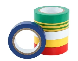 PVC Electrical Tape Multi-Color Flame Retardant Heat Resistant Rubber-Based Adhesive for Cable Management and Color Coding