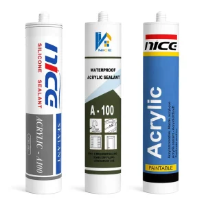 Paintable White Water-Based Flexible Anti-Crack Gap Filler for Window and Door Trim