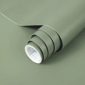 Peel-and-Stick Removable Solid PVC Wallpaper Waterproof Vinyl Self-Adhesive Decorative Film for Bedroom