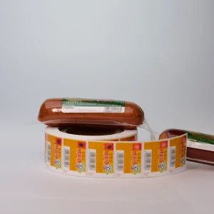 Personalized Custom Self Adhesive Label with Customizable Size & Shape Strong Adhesion for Food Packaging