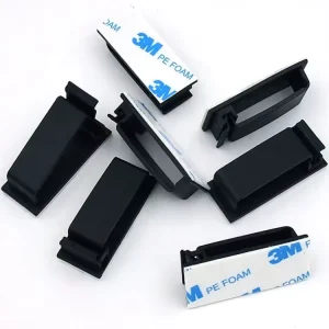 Plastic Self-Adhesive Cable Clip Wire Clamp