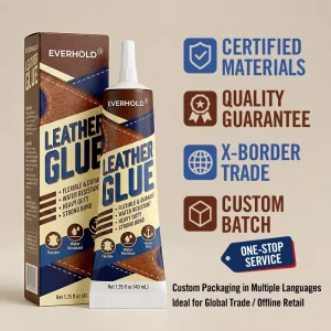 Polyurethane Leather Glue Waterproof Flexible Adhesive for Shoes Bags Sofas Jackets and Car Seats