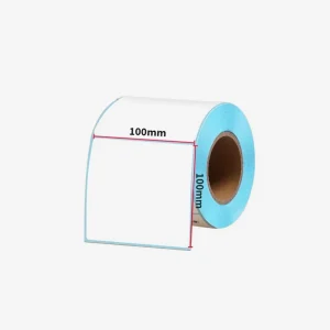 Premium 100mm*100mm Self-Adhesive Thermal Printer Shipping Labels, 500 Labels/Roll, Perforated Between Labels