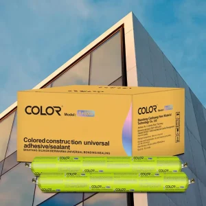 Premium Neutral Weatherproof 100% Silicone Sealant 590ml 15 Minute Curing Time for Construction Woodworking & Transportation Use