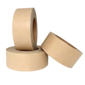 Prime Water Activated Acrylic Adhesive Reinforced Kraft Paper Tape Waterproof & Eco Friendly Carton Sealing Tape
