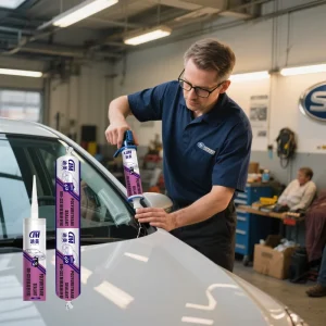 Pu Rubber Auto Glass Silicone Sealant for Windshield