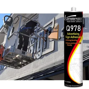 Q978 Advertising Sign Installation ACP Glue for Acrylic Sheet Wall Panel PVC Metal Bonding