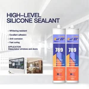 Quick Drying Mildew Proof Neutral Structural Construction Silicone Sealant Black Door Window Installation Interior Packing