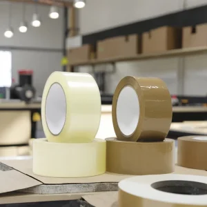 Quiet Low-Noise Waterproof BOPP Packing Tape, 48mm Width, Acrylic Hot Melt Adhesive, 66m or 50m, Carton Sealing