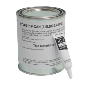 RTV 60 High-Temperature Two-Part Silicone Elastomer Adhesive and Sealant for Potting and Encapsulating