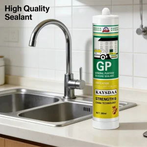 RTV Acidic Silicone Rubber Sealant, High-Temperature-Resistant Waterproof Adhesive for Electrical Enclosures, LED, and Automotive Gaskets