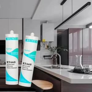 RTV Glass GP Weatherproof Neutral Low-Modulus Silicone Sealant for Windows Doors and Walls