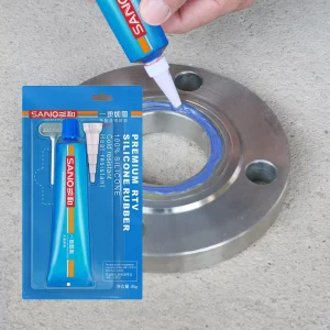 RTV Silicone Rubber Blue High-Temperature Gasket Maker for Structural Bonding and Metal Surface Sealing