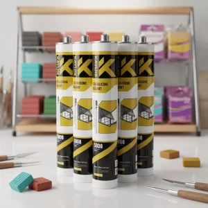RTV Silicone Sealant Quick drying Waterproof High intensity Adhesive for Construction Footwear Leather Fiber Garment