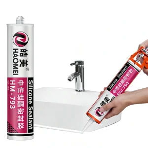 RTV Silicone Sealant for Window, Woodworking and Construction Use, Clear