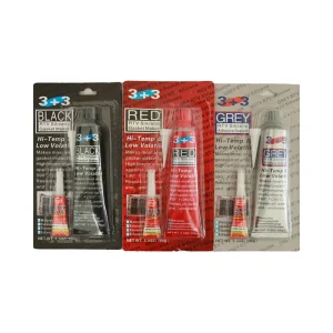 Red High-Temperature Heat-Resistant Silicone Adhesive Sealant for Car Engine RTV Gasket Maker