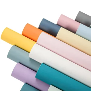 Removable Self-Adhesive PVC Vinyl Wallpaper for Bathrooms and Offices, Moisture-Resistant Solid Color