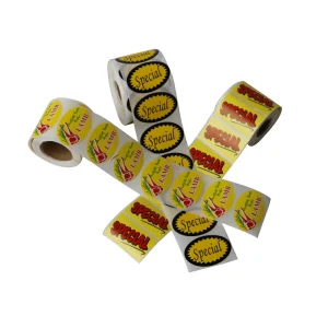 Retail Stickers Self Adhesive Labels for Product Labeling OEM Customizable for Retail Promotions