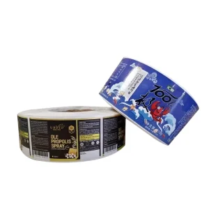 Roll Vinyl Label Self-Adhesive Waterproof Sunscreen and Tear-Proof
