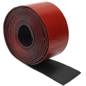 Round Adhesive Neoprene Rubber Strip and Solid Rubber Sheet for Pads, Crafts, DIY Gaskets, and Seals