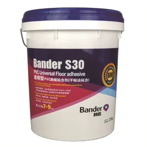 S30-6 High Strength Acrylic Water-Based PVC Tile Sheet Flooring Adhesive for Dry-Sticky Construction