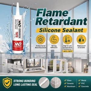 SANZON Waterproof Glue Caulk Acrylic Silicone Sealant Weatherproof Adhesive For Window