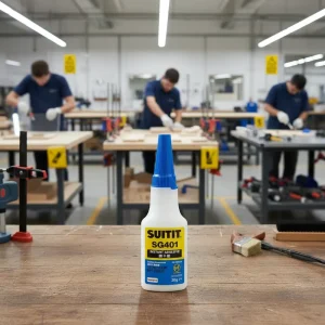 SG401 Cyanoacrylate Instant Adhesive, Fast-Drying, Suitable for Metal, Plastic, Rubber, Wood, and Glass, Industrial-Grade Strong Adhesive