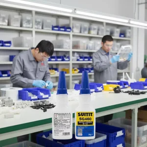 SG460 Fast-Drying Cyanoacrylate Adhesive for Outdoor Furniture Construction, Low Expansion, Heavy-Duty Applications, Stable